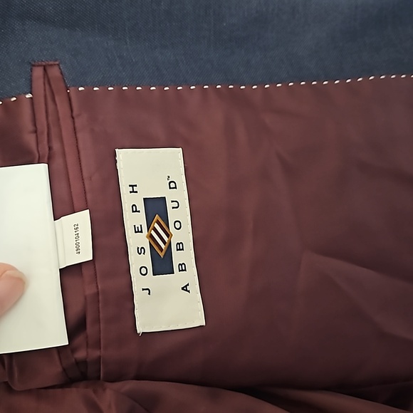 Boys size 14 Joseph Abboud suit jacket, navy blue - Picture 6 of 7